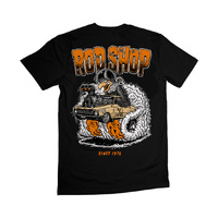 Castlemaine Rod Shop T-Shirt - War Bird Falcon Fink
